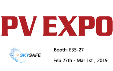 Safesky meet you in the PV EXPO in Toyko, Japan